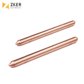 UL Listed Threaded Ground Rod Copper Clad Steel Tensile Strength Earth Rod